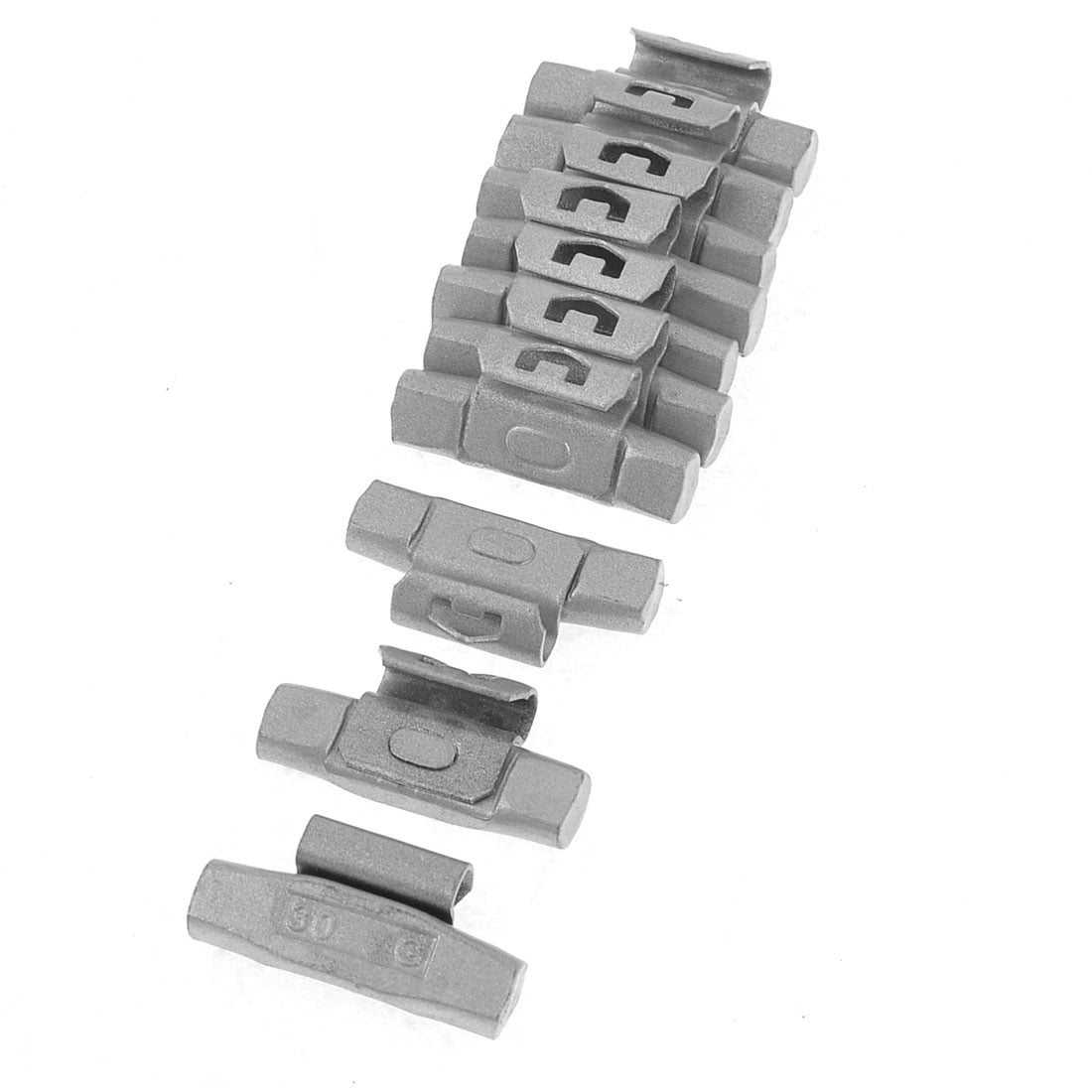43 x 20 x 10mm Car Tyre Tire Wheel Balance Weights 30g 10pcs Walmart