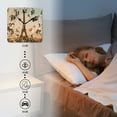 thumbnail image 4 of Square Wall Clock,Eiffel Towere With Butterflies And Roses,Silent Non-Ticking Wall Clock Decor for Home Office Kitchen Living Room Bedroom(12inch), 4 of 4