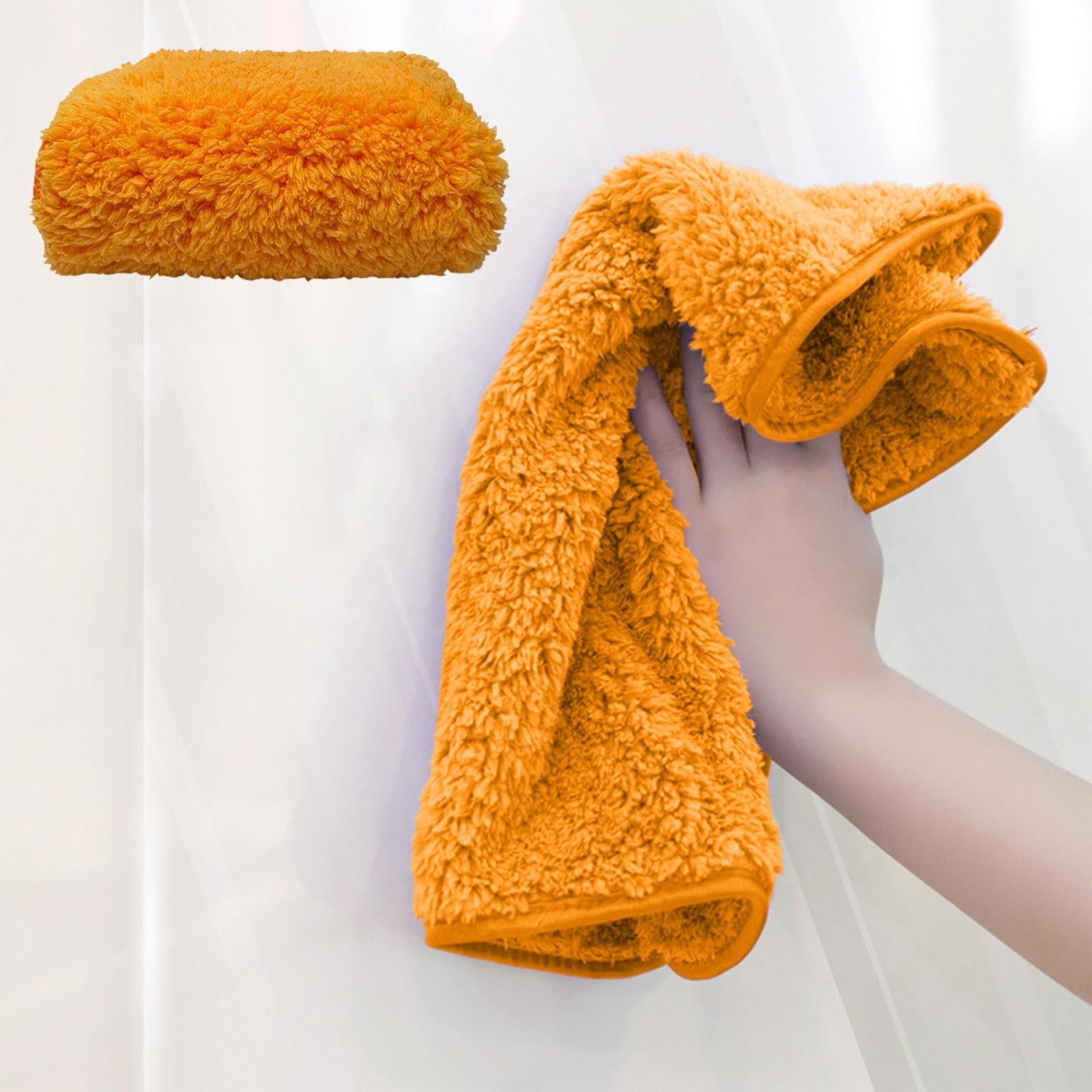 Dpityserensio Wipes Absorbent Non Stick Kitchen House Cleaning Dishcloth Thickened Peplum Wipes Towel