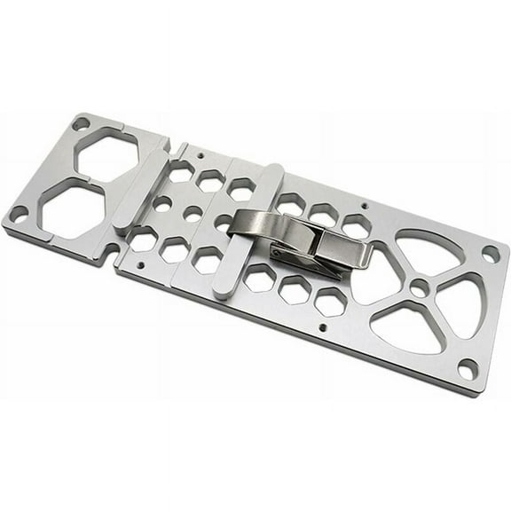 Self-Aligning Circular Saw Guide Rail, Aluminum Alloy 90 Degree Track Saw Square for Quick and Accurate Cutting, Compatible with Festool Makita Tools (Portable Size)