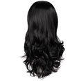 thumbnail image 1 of Wig Women's Gradient Long Curly Hair, Wine Red Fluffy Big 9CS8, 1 of 7
