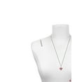 thumbnail image 3 of Delight Jewelry Acrylic Pink "Dream On / Bite Me" Heart Silvertone Always My Mother Bar Charm Necklace, 23", 3 of 4
