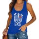 thumbnail image 2 of Camiseta Sin Mangas Para Mujer Moda Cuello Redondo Sin Mangas Estampado Casual Blusa Odeerbi ODB153107, 2 of 7
