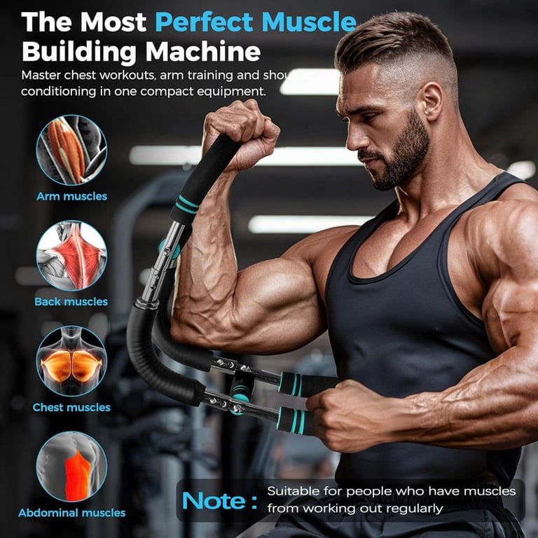 TEIPUERY Twister Arm Trainer, Adjustable Chest Workout Equipment