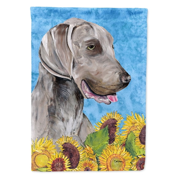 Carolines Treasures SC9080-FLAG-PARENT Weimaraner Flag  multicolor
