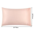 thumbnail image 7 of REGALWOVEN 2Pcs Long-Staple Cotton Pillowcases Embroidered Pillow Covers, Queen Pink, 7 of 7