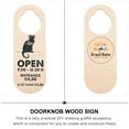 thumbnail image 5 of 10 Pcs Do Not Disturb Door Hanger Decor Office Hanging Blank Wood Sign Unfinished Knob DIY Pendant, 5 of 6