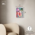 thumbnail image 5 of Miles Away Retro Modern Abstract Canvas Wall Art by Art Remedy, White Floater Frame, 10"x15", 5 of 7