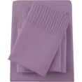 thumbnail image 1 of czcpp-Queen Sheets, Soft Lilac Microfiber Cooling Sheets Drap Lit with Corner Straps, Plum Deep Pocket Luxury Hotel Cozy Bedding Set, 1 of 4