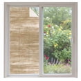 thumbnail image 2 of Brown Window Privacy Film, Vintage Modern Abstract Art Ombre Static Cling UV Sun Blocking Tint Film Heat Control Windows Films for Bedroom Bathroom, Window Stickers 35.4"x78.7", 2 of 8