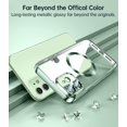 thumbnail image 3 of Magnetic Clear for iPhone 11 Case with Exlusive Build-in Camera Cover [No.1 Strong N52 Magnets] [Compatible with Magsafe] for Women Girls Phone Case (6.1")-Green, 3 of 13