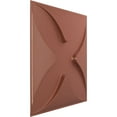 thumbnail image 2 of 19 5/8"W x 19 5/8"H Austin EnduraWall Decorative 3D Wall Panel, Universal Pearl Metallic Champagne Pink (Covers 2.67 Sq. Ft.), 2 of 6