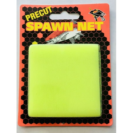 REDWING SPAWN FISHING NET SQUARES 60 CT 2 3/4"x 2 3/4" (Chartreuse)