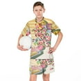 thumbnail image 6 of Boys Kirby Short Sleeve Mesh T-Shirt And Shorts Outfit Set Summer Clothes Set for Kids, 6 of 7