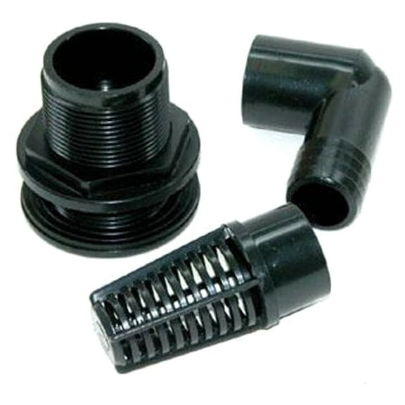 Lifegard Aquatics 1-Inch Bulkhead Fitting Kit (Pack of 1)