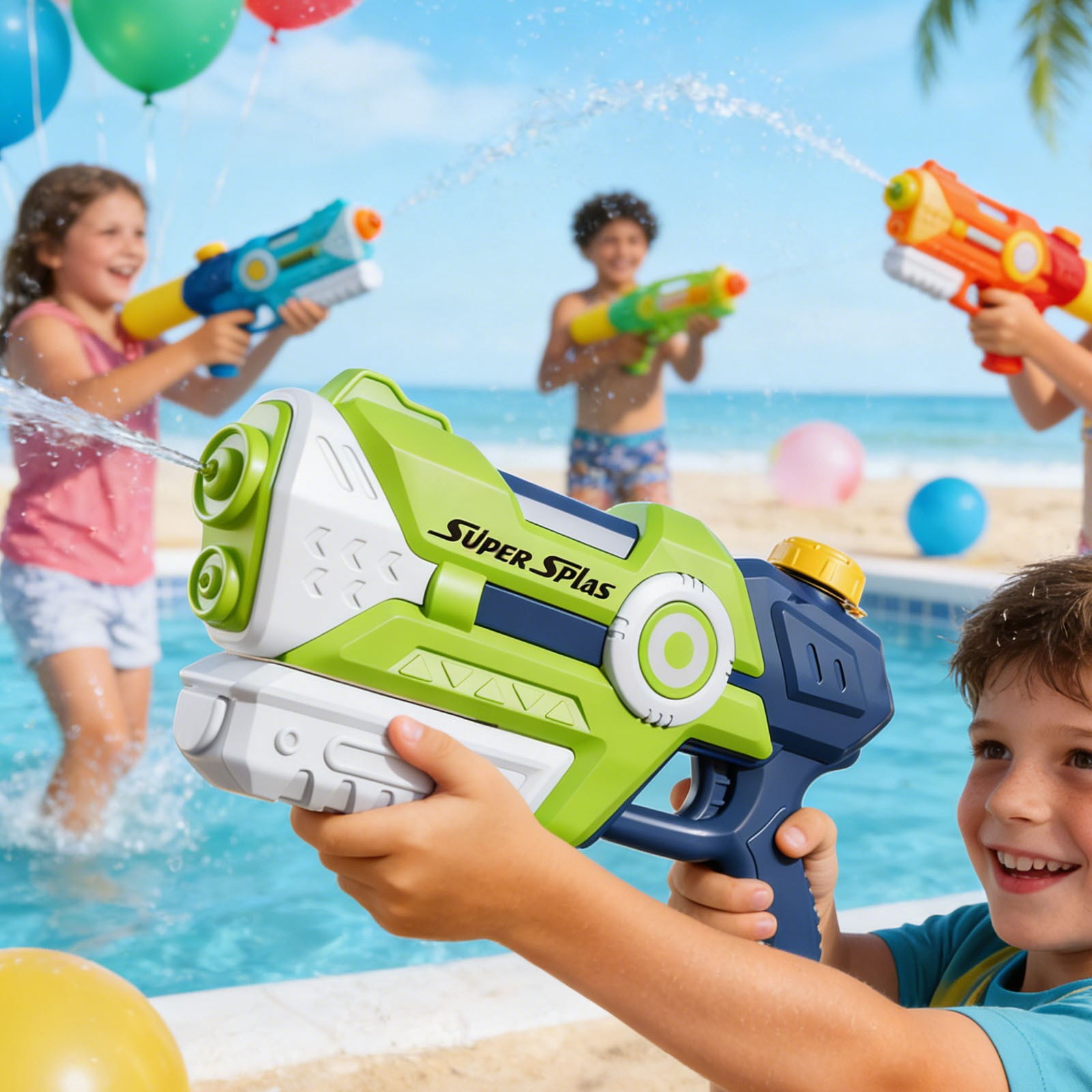 Water Guns - Summer Soaker Squirt Guns,Outdoor Toy for Swimming Pool Yard Lawn Beach
