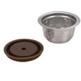 thumbnail image 1 of Dosette de Café Réutilisable en Acier Inoxydable - Capsule Rechargeable d'Infusion Personnalisable avec Outils de Nettoyage pour une Expérience de Café Riche, 1 of 7
