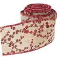thumbnail image 4 of Christmas Ribbon Xmas Tree Decorative Ribbon DIY Xmas Gift Box Ribbon Xmas Decor, 4 of 8