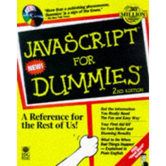Pre-Owned JavaScript for Dummies by Emily A. Vander Veer (Paperback), English