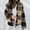 Black apricot, variant on AXXD Long Sleeve Plaid Plus Size Winter Jacket for Woman Clearance White Size Xl(Us:10)
