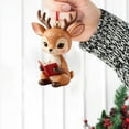 thumbnail image 2 of Reading Book Animals Christmas Ornaments 2026, 3.15 Inch 2D Acrylic Animal Figurines with Books Decorations, Cute Woodland Creature Hanging Ornaments for Xmas Tree Librarian Book Lover Gifts-1 pc, 2 of 5