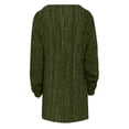 thumbnail image 5 of Suéter de Punto con Estampado navideño Gibobby Cárdigan con flecos irregulares Gris M, 5 of 5