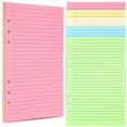 thumbnail image 1 of 50Pcs A5 Filler Paper Planner Refill Paper Loose Leaf Binder Paper Planner Note Book Filler Paper, 1 of 2