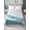 light blue-green, variant on Twin Flat Sheet Only Teal Ombre Marine Beach Scene Soft Microfiber Cooling Bedding Sheets Abstract Ocean Waves Flat Bed Sheet