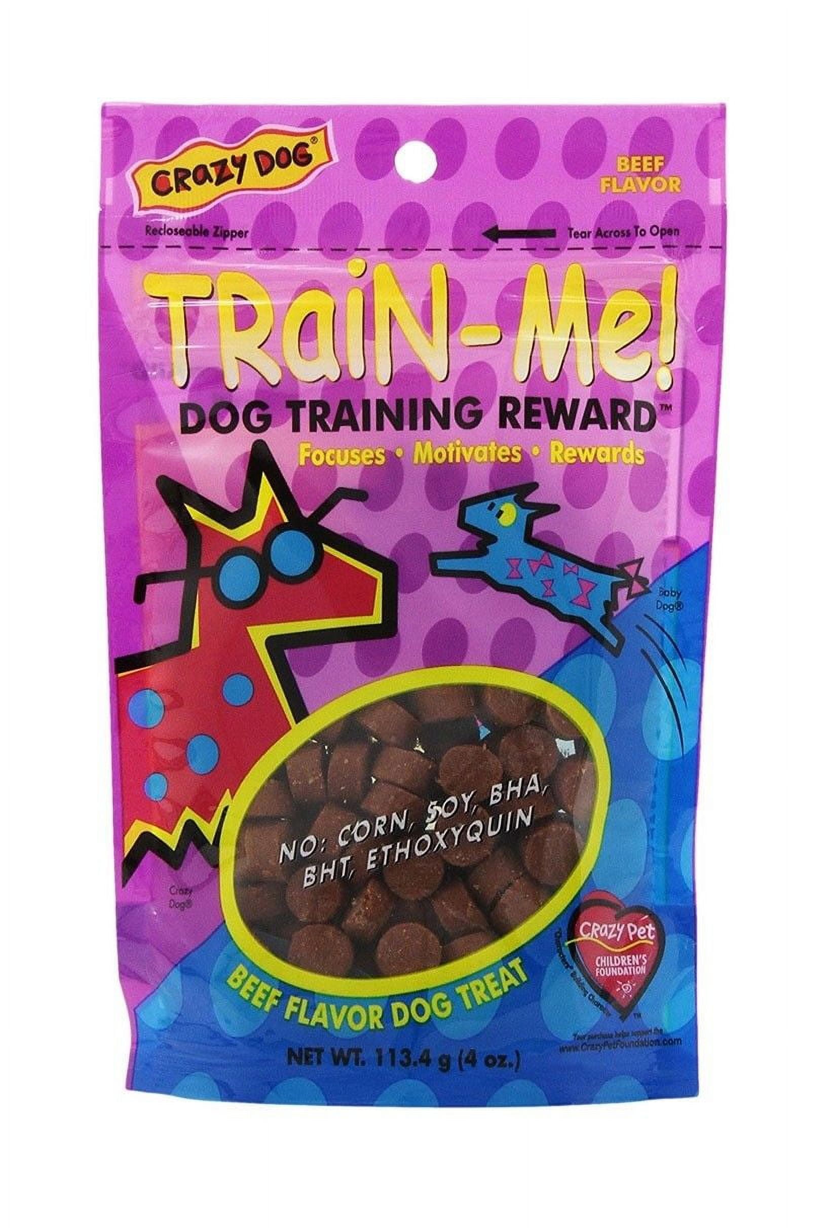 Dog Training Treat Sampler 3 Pack Train Me Treats Healthy Bacon Chicken Beef 4oz