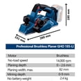 thumbnail image 2 of Raboteuse Électrique Sans Fil Professionnelle pour Menuiserie, Largement Utilisée, 2 of 5