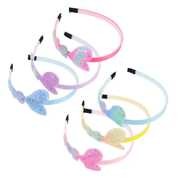 TEHAUX 6-Pack Toddler Headbands Assorted Colors Soft Hairbands for Girls Daily Wear and Comfortable Fit