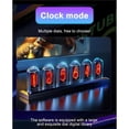 thumbnail image 2 of RGB Nixie Tube Clock LED Glows IPS Color Screen DIY Analog Digital Tube Night Lights Gaming Desktop Home Decoration, 2 of 6