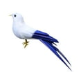 thumbnail image 4 of LOVIVER Artificial Feather Animal Bird Blue Tail Decorative Statues Garden Party, 4 of 4