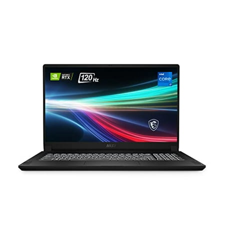 MSI Creator 17 Professional Laptop: 17.3" UHD 120Hz 100% AdobeRGB Display, Intel Core i7-11800H, NVIDIA GeForce RTX 3060, 16GB RAM, 512GB NVME SSD, Thunderbolt 4, Win10, Core Black (B11UE-471)
