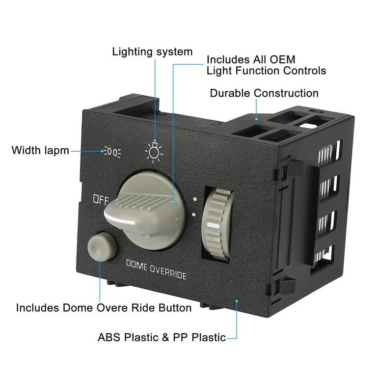 1994 chevy silverado headlight outlet dimmer switch replacement
