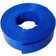 thumbnail image 4 of 2"x100FT  Pool Backwash Hose, Blue Heavy Duty Reinforced PVC Lay Flat Water Discharge Hose for Swimming Pool Filter Pump,with 2 Clamp, 4 of 8