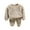 Khaki, variant on Wxirdiow Outfits for Little Boys Kids Toddler Clothes Boys Girls Fleece Outfit Set Winter Warm Plush Tops  Pants Outfits Purple Size,3-4 Years