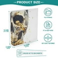 thumbnail image 5 of Skull Eye Patch Gold Coins 3 Ring Binders 1.5 inch Hardcover File Folders with Interior Pockets A4 Size Organizer for School Office Hospital, 5 of 8