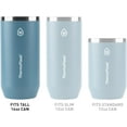thumbnail image 2 of ThermoFlask 2-in-1 Vacuum Insulated Can Cooler Cup, 16 oz, Fits Tall Size Cans, Sweatproof, Non-Slip Base, Ultimate Gray, 2 of 7