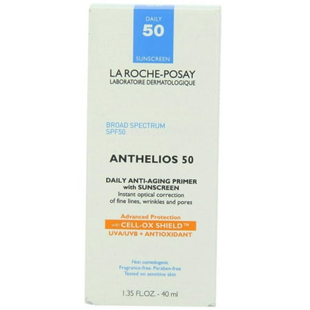 La Roche Posay Anthelios Spf 50 Anti Aging Primer Sunscreen Lotion - 1.35 Oz, 2 (Best Primer For Dry Skin And Wrinkles)