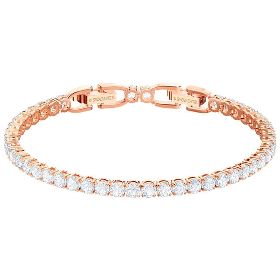 Swarovski Tennis Bracelet - White - Rose Gold Plating