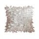 thumbnail image 2 of Funda de cojín de hojas tridimensionales - Satén poliéster 17,7x17,7 pulgadas - Cojín texturizado multicolor, sofá decorativo, salón, respaldo de hotel, tela suave, decoración moderna, 2 of 6