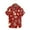 Red 2, variant on BLTIBY Christmas Shirt for Men Lapel Button Down Short Sleeve Hawaiian Shirts Xmas Snowman Printed Casual Holiday Shirts Tops Red 5XL