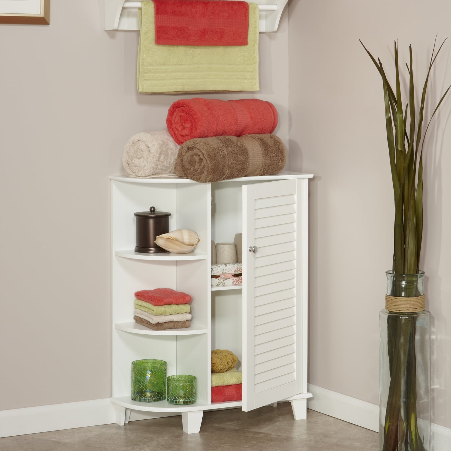 Riverridge Ellsworth Collection Floor Cabinet With Side Shelves Riverridge Ellsworth Collection Floor Cabinet With Side Shelves White Com
