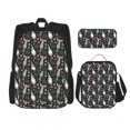 thumbnail image 1 of Balery Christmas cute deer old man Mochila escolar 3 en 1 para niños: mochila resistente con lonchera térmica y estuche para lápices. Mochila escolar para niños y niñas., 1 of 7