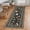Black, variant on Kitchen Runner Rug 2x6 Cute Cat Washable Rug Runner, Floral Bordered Long Rugs for Hallway, Non Slip Stain Resistant Carpet Non Shedding Low Pile Mat for Entryway, Bedroom, Laundry Room, Blue