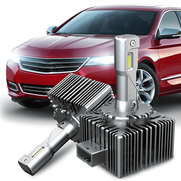 2x For 2015-2020 Chevy Impala D3S LED Headlight Bulbs 6500K 70W 8000LM D3S D3R HID Replace Kit