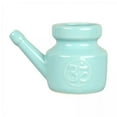 thumbnail image 1 of 3 Botes De Cerámica Neti A Prueba De Fugas Para Enjuague Nasal, Duraderos Para Limpieza Nasal, 350 Ml, Color Azul Claro, 1 of 8