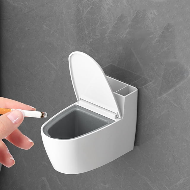 WHEANG Clearance Creative Toilet Design Ashtray Car Home Desktop Multi Purpose Ashtray
