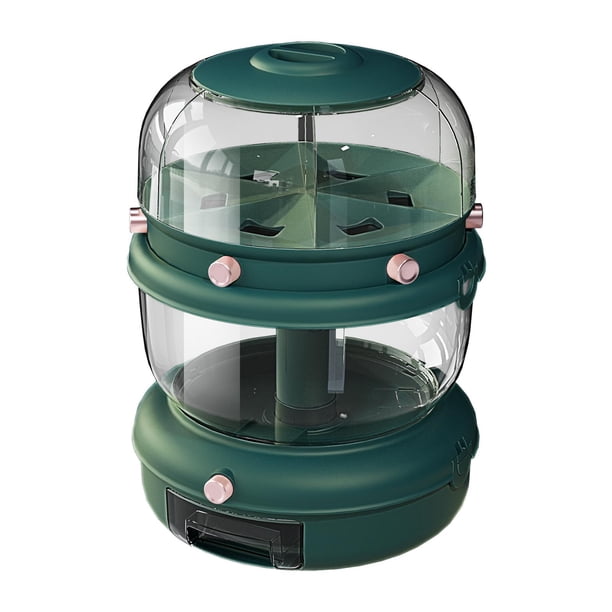 Dispensador de cereales Sunnimix gran capacidad organizador a prueba de humedad 2 niveles Verde